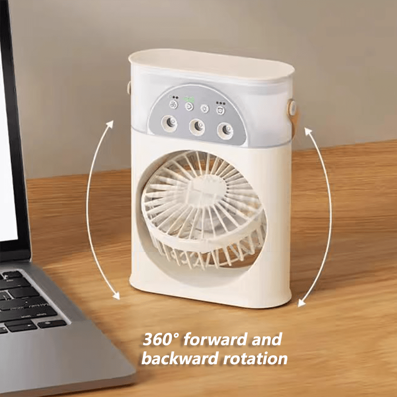 Ventilatore Portatile Ricaricabile – Il tuo alleato contro il caldo estivo!❄️