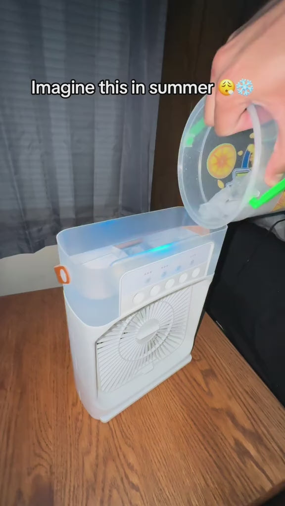 Ventilatore Portatile Ricaricabile – Il tuo alleato contro il caldo estivo!❄️